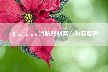 阜新消防器材官方购买渠道