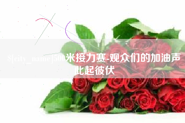 阜新500米接力赛-观众们的加油声此起彼伏