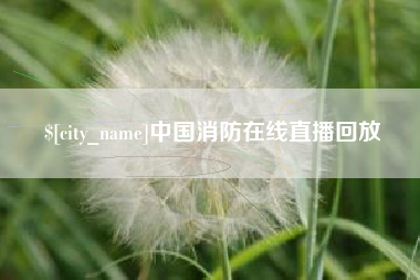 阜新中国消防在线直播回放