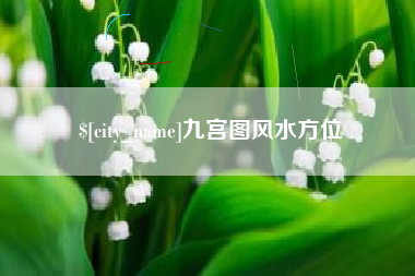 阜新九宫图风水方位