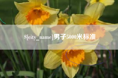 阜新男子5000米标准