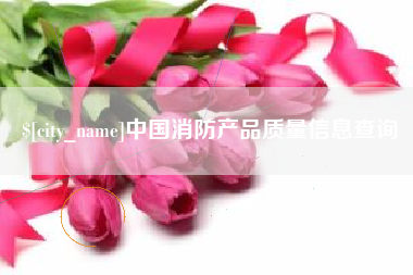 阜新中国消防产品质量信息查询
