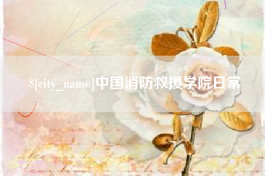 阜新中国消防救援学院日常