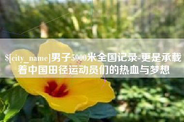 阜新男子5000米全国记录-更是承载着中国田径运动员们的热血与梦想