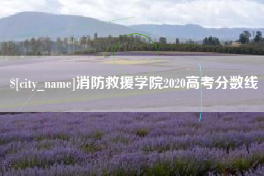 阜新消防救援学院2020高考分数线