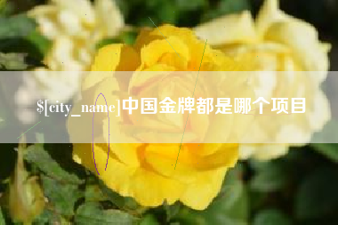 阜新中国金牌都是哪个项目