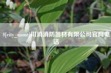 阜新川消消防器材有限公司官网电话