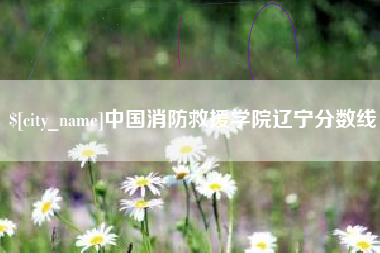 阜新中国消防救援学院辽宁分数线