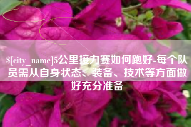 阜新5公里接力赛如何跑好-每个队员需从自身状态、装备、技术等方面做好充分准备