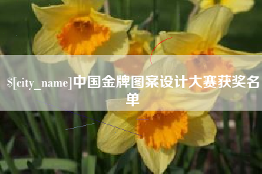 阜新中国金牌图案设计大赛获奖名单