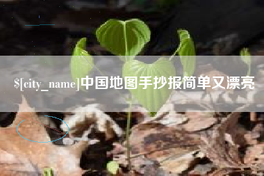 阜新中国地图手抄报简单又漂亮