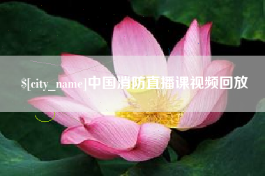 阜新中国消防直播课视频回放