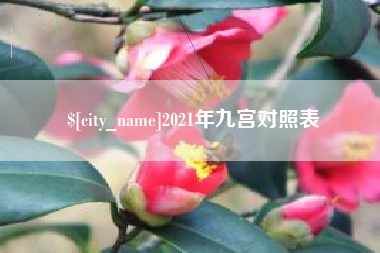 阜新2021年九宫对照表