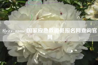 阜新国家应急救援员报名网查询官网