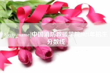 阜新中国消防救援学院2021年招生分数线