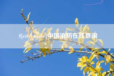 阜新中国消防在线查询