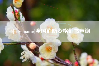阜新全国消防资格证书查询