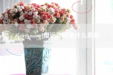 阜新奥运连冠是什么意思