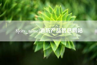阜新消防产品信息网站