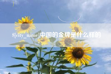 阜新中国的金牌是什么样的