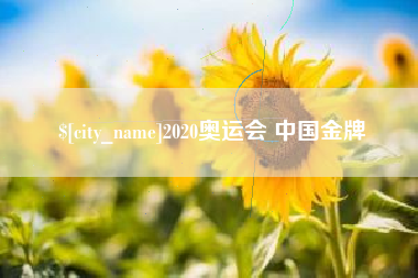 阜新2020奥运会 中国金牌